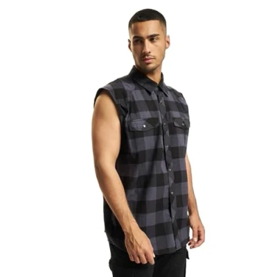 Afbeelding van Brandit Top, Heren, Maat: 6XL, Black/grey