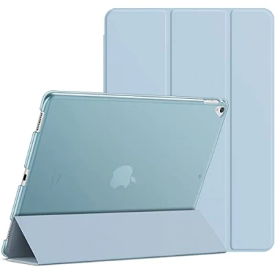 Afbeelding van JETech Hoes voor iPad Pro 12,9 Inch (1e en 2e Generatie, Model van 2015 2017), Case met Automatisch Wekken/Slapen (Lichtblauw)