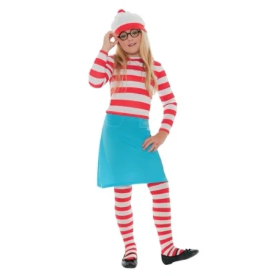 Afbeelding van Wheres Wally? Wenda Child Costume