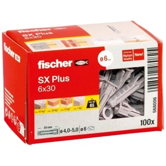 Afbeelding van Spreidplug Fischer 100 stuks (6x30)