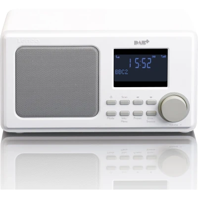 Afbeelding van Lenco Mone Radio Dab+/fm Wit