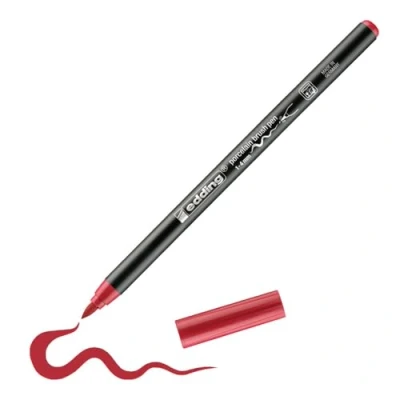Afbeelding van edding 4200 porselein brushpen karmijnrood 1ST 1 4 mm / 4200019