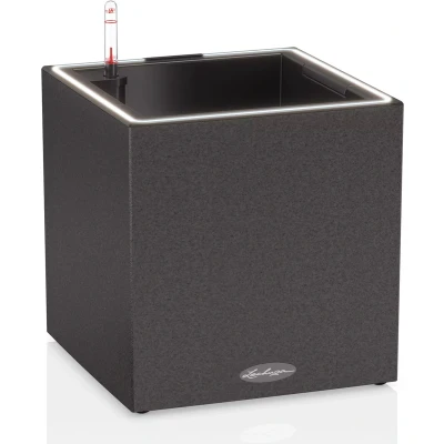 Afbeelding van Lechuza CANTO Stone 30 low LED grafietzwart