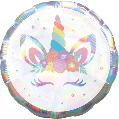 Afbeelding van Helium ballon Baby Unicorn metallic 45cm