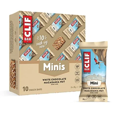 Afbeelding van CLIF Bar Mini proteïnerepen vitamine B12 &amp; B6, witte chocolade, macadamia noten, 10 x 28 g