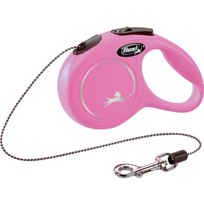 Afbeelding van Kattenriem Flexi New Classic Koord Kat Roze