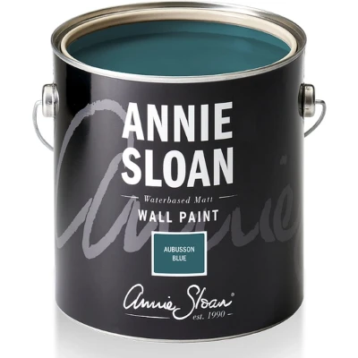Afbeelding van Annie Sloan Muurverf Donker groenblauw Aubusson Blue 2500ml / Blauw