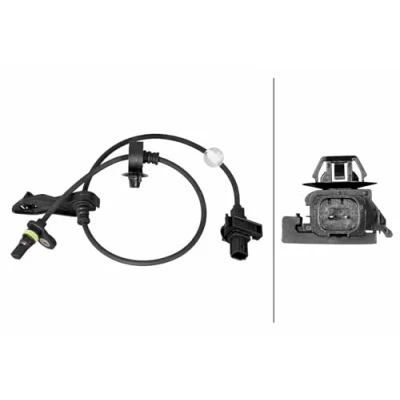 Afbeelding van HELLA 6PU 358 219 011 ABS Sensor Met verbindingsstuk Geluidsensor 2 polig 595mm HONDA: CIVIC 8 Hatchback