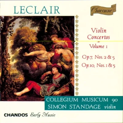 Afbeelding van Simon Standage &amp; Collegium Musicum 90 Leclair: Violin Concertos (CD)
