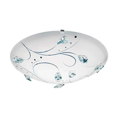 Afbeelding van EGLO Sorrenta 1 Wand/Plafondlamp Lichts Ø315mm. Wit, Helder