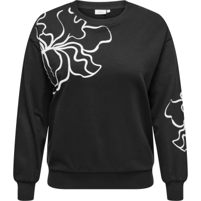 Afbeelding van ONLY CARMAKOMA CARODESSA L/S O NECK SWT JRS Dames Sweaters