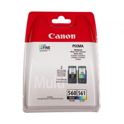Afbeelding van Canon duopack pg560 black + cl561 color PG560CL651