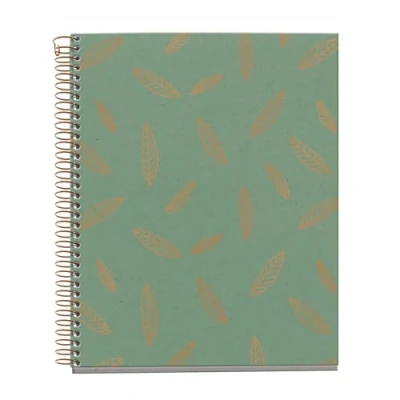 Afbeelding van Miquelrius Notebook A5 (148 x 210 mm), glad gestreept, 120 vellen van 70 g/m², kartonnen omslag met koperen details, 4 gekleurde strepen, spiraal, collectie Feeling Mallorca,