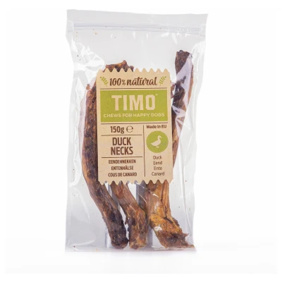 Afbeelding van Timo Eendennekken Hondensnacks 150 g