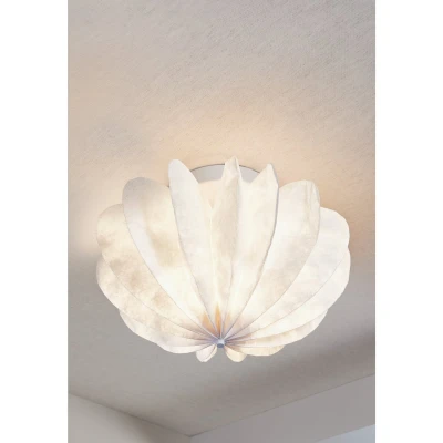 Afbeelding van DALIA PLAFONDLAMP PAPIER WIT 28xØ40CM