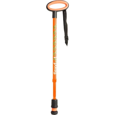 Afbeelding van Able2 Wandelstok met ovalen handvat Oranje