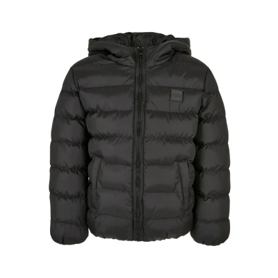 Afbeelding van Urban Classics Basic Bubble Winterjas voor kinderen, Maat: 110/116, black