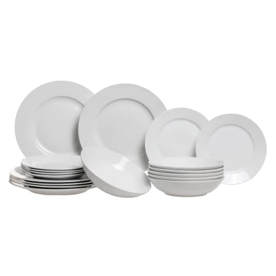 Afbeelding van Cookinglife Serviesset Wit 18 delig