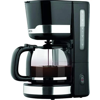 Afbeelding van ECG KP 2115 Black Koffiezetapparaat 12 kopjes 1,5 l Zwart