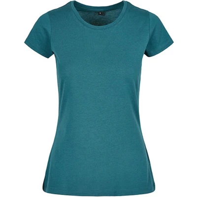 Afbeelding van Build your Brand Ladies&#039; Basic Tee BYBB012 Teal 3XL