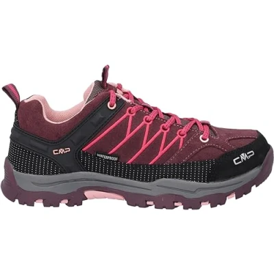 Afbeelding van CMP Kids Rigel Low Shoes WP, trekking en wandelschoenen voor heren, Prugna Peach, Numeric_40 EU, Blauw