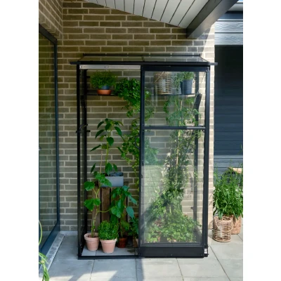 Afbeelding van Muurkas Qube Lean to 24 Halls Greenhouses Royal Well