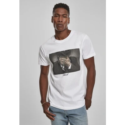 Afbeelding van Mister Tee Trust Tshirt print, Heren, Maat: Medium, White