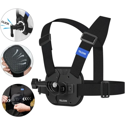Afbeelding van TELESIN Borstriembevestiging Giletriembevestiging voor GoPro, Action Camera