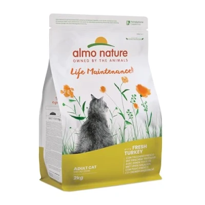 Afbeelding van Almo Nature Holistic Maintenance Kattenvoer Kalkoen &amp; Rijst 2 kg