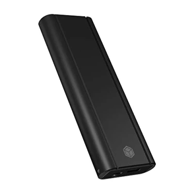 Afbeelding van ICY BOX M.2 SSD/NVMe behuizing, USB 3.2 (10 Gbit/s), zonder gereedschap, koelsysteem, C, A, PCIe, M Key, extern, NVMe adapter, aluminium, zwart, IB 1807MT C31