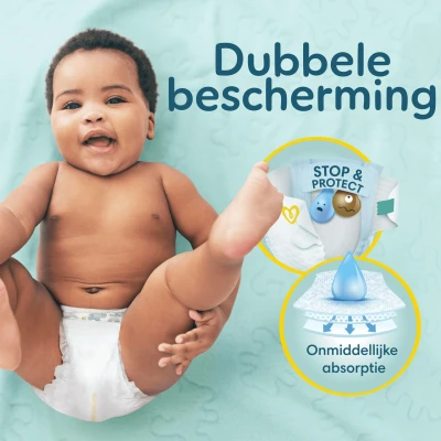 Afbeelding van Pampers Premium Protection Maat 1 Mega Pack 72 stuks 2/5 KG