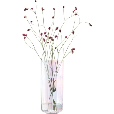 Afbeelding van L.S.A. Pearl Kandelaar met Kaars 28,5 cm White / Glass