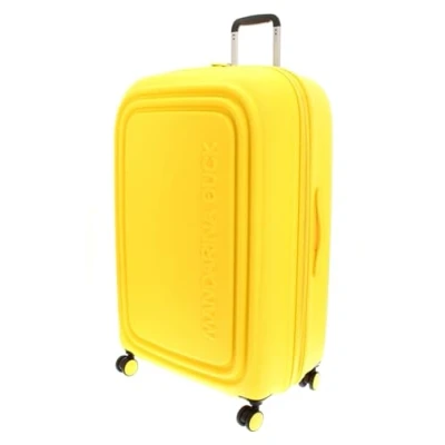 Afbeelding van MANDARINA Duck Logoduck + Cabin Expandable Trolley Yellow Geel 78cm