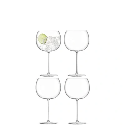 Afbeelding van L.S.A. Borough Balloon Glas 680 ml Set van 4 Stuks Transparent / Glass