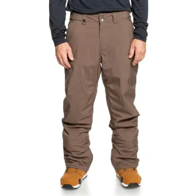 Afbeelding van Quiksilver Estate PT Snowboardbroek, Heren, Maat: Medium, Brown