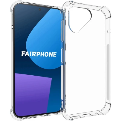 Afbeelding van iMoshion Hoesje Geschikt voor Fairphone 5 Siliconen Shockproof Case Transparant