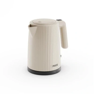 Afbeelding van Princess Waterkoker Wave 236048 Retro 1.7 liter 2200W Beige