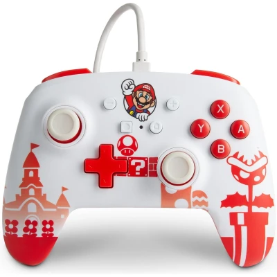 Afbeelding van PowerA Enhanced Controller Mario Geschikt voor Nintendo Switch