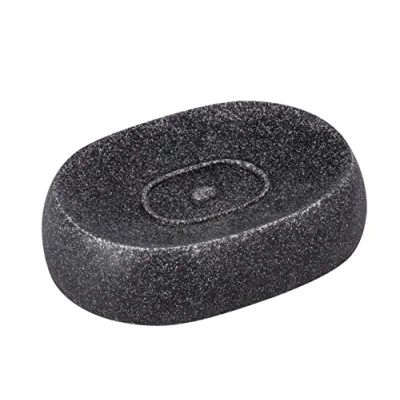 Afbeelding van Wenko Zeephouder Puro 12,5 X 8,9 Cm Polyresin Antraciet