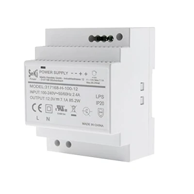 Afbeelding van SeKi Railvoeding H 100 12 V 7,1 A 85 W DIN rail (7,1 A)