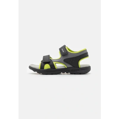 Afbeelding van Geox J Vaniett BOY Outdoorsandalen voor kinderen, Maat: 25, Black/lime Kunststof/ textiel
