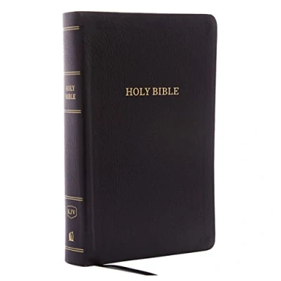 Afbeelding van KJV, Reference Bible, Personal Size Giant Print, Bonded Leather, Black, Indexed, Red Letter Edition