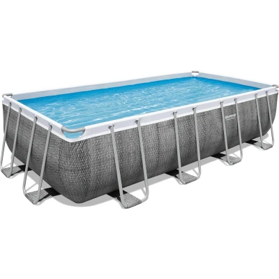 Afbeelding van Bestway Opzetzwembad Power Steel Set Rechthoek 549 x 274 122 cm