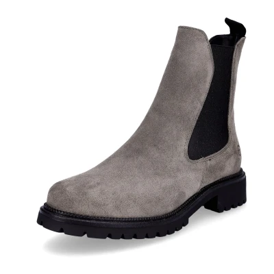 Afbeelding van Tamaris Enkelkaarsjes, Dames, Maat: 36, Grey suede Schoenen