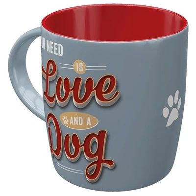 Afbeelding van All You Need Is Love And A Dog Beker