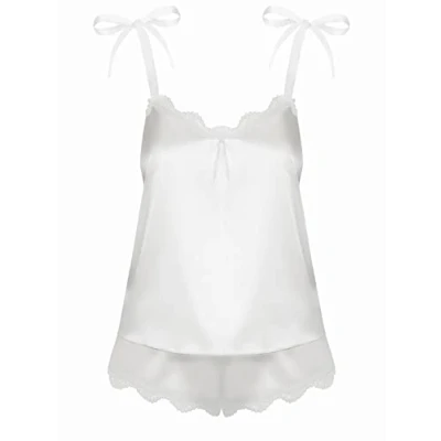 Afbeelding van Obsessive Prima Neve Top &amp; Slipje Wit S/M