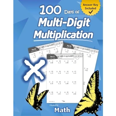 Afbeelding van Humble Math 100 Days of Multi Digit Multiplication