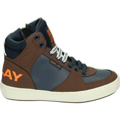Afbeelding van Replay Cobra Sneakers Jongens Blauw Maat 32