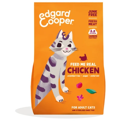 Afbeelding van Edgard&amp;Cooper Adult Kip Kattenvoer 4 kg