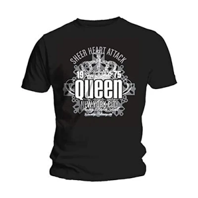 Afbeelding van Queen Sheer Heart Attack Heren T shirt M Zwart